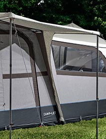 sotorska prikolica Camp let Earth 2024 stranska tenda 2